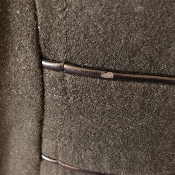 Espirit Dark Green Wool Peacoat - Picture 5 of 8